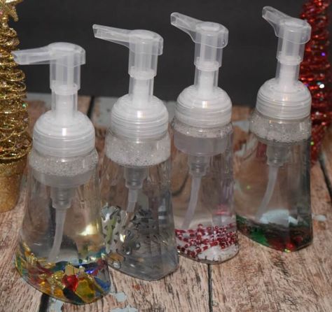 Quick & Easy DIY Holiday Liquid Soap | The TipToe Fairy Diy Hand Soap Dispenser, Dollar Tree Soap Dispenser Diy, Cleaning Inspiration, Christmas Soap, Hand Soap Dispenser, Decor 2024, Soap Dispensers, Christmas Scents, Holiday Scents