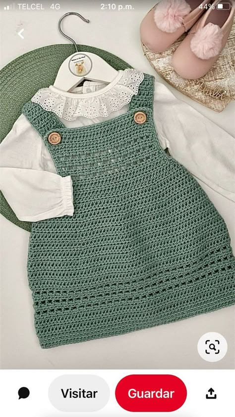 Frocks For Babies, Crochet Baby Girl Dress, Crochet Baby Dress Pattern, Baby Frock Pattern, Crochet Baby Cardigan, Easy Crochet Baby, Crochet Baby Girl, Haken Baby, Crochet Girls