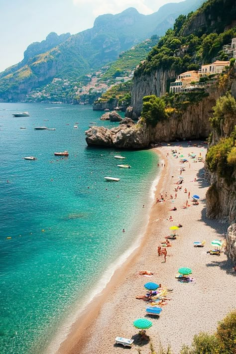 Discover the Stunning Beaches of the Amalfi Coast, Italy 🏖✨ Relax on the picturesque beaches of the Amalfi Coast, where dramatic cliffs meet crystal-clear waters. Enjoy charming coastal towns, delicious Italian cuisine, and breathtaking views for an unforgettable beach escape. 🌿🌞 #AmalfiCoast #ItalianBeaches #BeachEscape #TravelInspiration Amalfi Beach, Amalfi Coast Beaches, Italy Beach, Italian Beaches, Italy Beaches, Italian Coast, Amalfi Coast Italy, The Amalfi Coast, Coastal Towns