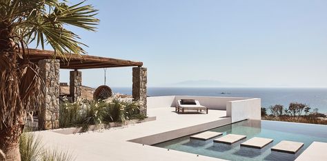 Aqua | 6 BR Mykonos Villas, Dream Hotels, Mykonos Town, Rest House, Aqua Terra, Garden Villa, Luxury Villa Rentals, Garden Maintenance, Floating House