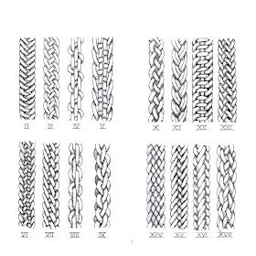 Braided Drawing, Braid Tattoo, Basketry Techniques, Crochet Drawing, Rope Tattoo, Braid Rope, How To Draw Braids, Chain Tattoo, Ancient Drawings