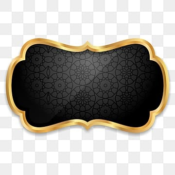 Wedding Border Design, Ornament Invitation, Png Islamic, Islamic Banner, Chinese Frame, Islamic Border, Black And Gold Frame, Golden Box, Islamic Ornament