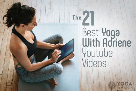 The 21 Best Yoga With Adriene YouTube Videos • Yoga Basics Seated Yoga Poses, Yoga Basics, Yoga With Adriene, Energy Yoga, Yoga Kurse, Yoga Video, Youtube Movies, Yoga Posen, Basic Yoga