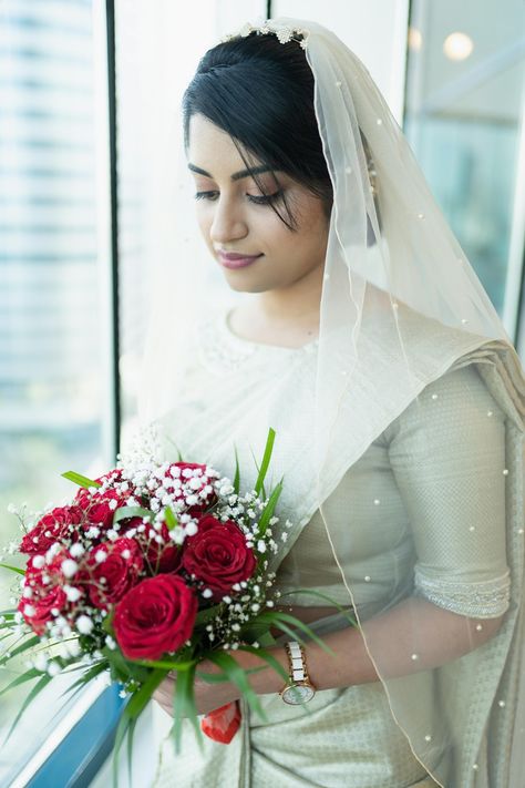 Pentecostal wedding Pentecostal Engagement Pictures, Indian Pentecostal Wedding, Pentacostal Weddings, Pentecostal Wedding Dress, Pentecostal Wedding, Christian Bridal Saree, Indian Bride Poses, Christian Bride, Wedding Blouse Designs