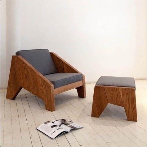 Sofa Design Wood, Wood Chair Design, Chair Design Wooden, Wooden Sofa Designs, Furniture Design Chair, Diy Sofa, Wooden Sofa, Plywood Furniture, Creative Furniture