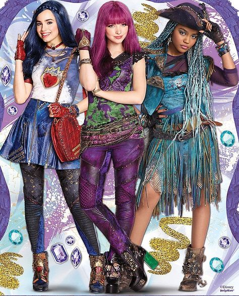 Mal Cosplay, Evie Costume, Disney Descendants Characters, Uma Descendants, Descendants Wicked World, Descendants Costumes, Disney Descendants Movie, Descendants Characters, Descendants Party