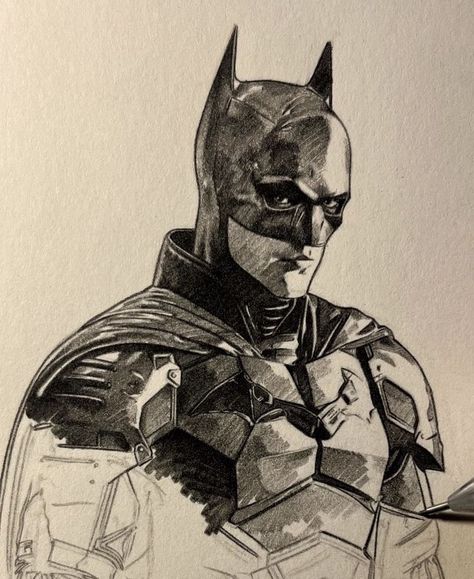 Bruce Wayne Drawing, Batman Sketch Pencil, The Batman Drawing, Batman Sketchbook, Dc Drawings, Batman Art Drawing, Batman Sketch, Comic Art Sketch, Batman Drawing