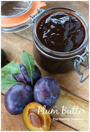 Plum Sauce Recipe, Plum Butter, Plum Recipes, Canning Recipe, Plum Sauce, Plum Jam, Jam And Jelly, Savory Chicken, Jelly Recipes