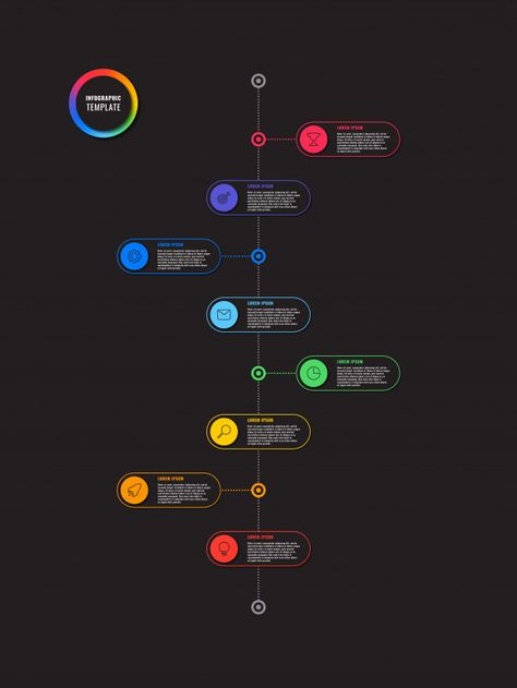 Roadmap Infographic, 9 Elements, Logo Evolution, Google Logo, Illustration Template, Timeline Infographic, Timeline Design, Cv Design, Infographic Templates