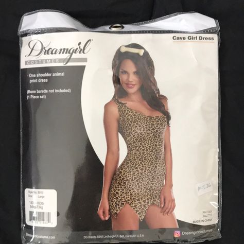 Never Opened Never Used Cute Y2k Halloween Costumes, Cougar Halloween Costume, Cavewoman Halloween, Celeb Halloween, Caveman Costume, Cheetah Costume, Cavewoman Costume, Leopard Costume, Tiger Costume