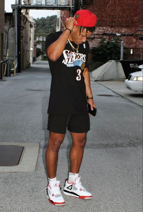 Aesthetic Streetwear Outfits, Streetwear Ideas, Shooting Guard, Black Men Fashion Casual, Drip Outfit Men, Black Men Fashion Swag, Mens Casual Outfits Summer, Black Men Street Fashion, Aesthetic Streetwear