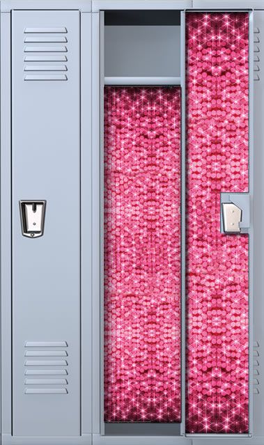 New!! Sparkled Pink Diamond Locker Wallpaper Locker Background, Locker Wallpaper, High School Lockers, Locker Ideas, Locker Designs, Table Wear, School Locker, Locker Decorations, School Cartoon