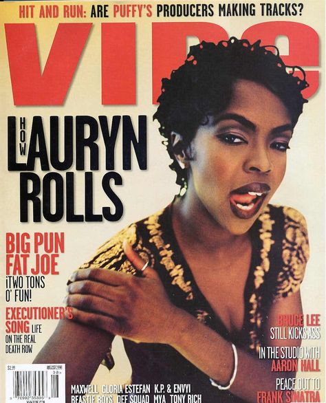 20 Vibe Magazine Covers That Perfectly Define The '90s Chica Hip Hop, Ms Lauryn Hill, Lauren Hill, Cultura Hip Hop, Vibe Magazine, Looks Hip Hop, Black Magazine, Lauryn Hill, Hip Hop Culture