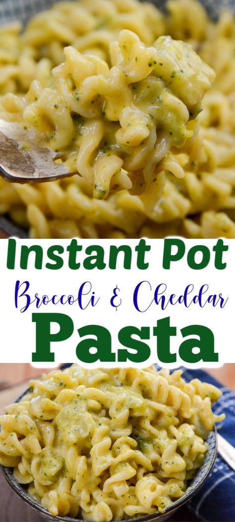 Instant Pot Broccoli Pasta, Broccoli And Cheddar Pasta, Instapot Chicken Broccoli Pasta, Cheddar Broccoli Pasta, Broccoli Cheddar Pasta, Instapot Pasta Recipes, Resep Pasta, Electric Pressure Cooker Recipes, Broccoli Pasta