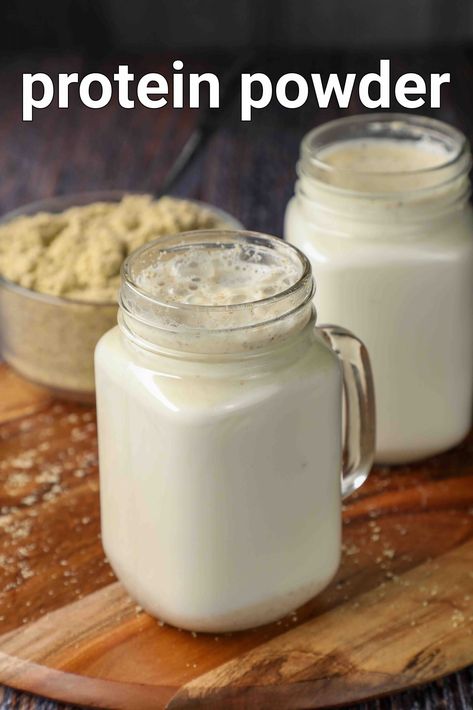 protein powder recipe | protein shake recipes | homemade weight loss protein powder Protein Powder Recipe, Homemade Protein Powder, Protein Dinner, Spicy Snacks Recipes, Protein Powder Recipes, Vegetarian Snacks Recipes, Indian Cooking Recipes, Powder Recipe, Protein Shake Recipes