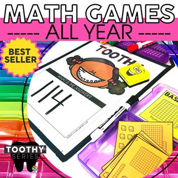 2nd Grade Math Games, Measurement Word Problems, Basic Subtraction, Math Review Game, Math Tasks, Winter Math, Math Task Cards, Task Card, The Game Is Over