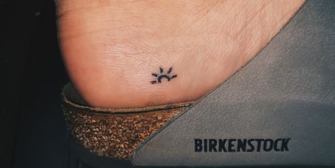 tiny stick n poke sun tattoo Tiny Stick N Poke, Stick Tattoo, Stick Poke Tattoo, Stick And Poke Tattoo, Stick N Poke, Stick N Poke Tattoo, Small Meaningful Tattoos, Hand Poked Tattoo, Sun Tattoos