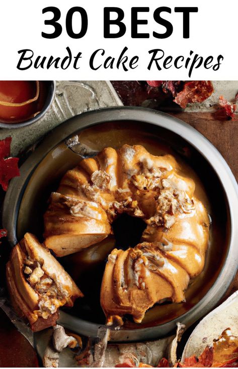 This collection of easy Bundt Cake Recipes includes such a variety of flavors that there's a dessert here for everyone! Bundt Pan Dessert Recipes, Autumn Bundt Cake Recipes, Gourmet Bundt Cake Recipes, Nordic Bundt Cake Recipes, Gourmet Bundt Cakes, Bundt Cake Recipes From Mix Boxes Butter Pecan, Best Bundt Cake Recipes From Mix Boxes, Vintage Bundt Cake Recipes, Box Cake Bundt Recipes