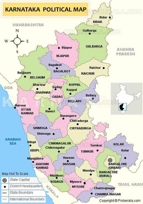 Karnataka Map | Map of Karnataka State, India | Bengaluru Map Karnataka Map, Free Printable World Map, India World Map, Indian Flag Images, Bangalore City, Easy Mandala Drawing, Geography Map, Holiday Travel Destinations, India Facts