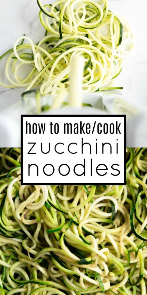 Zucchini Noodles Zucchini Noodles Spaghetti, Cooking Zoodles, Cook Zucchini Noodles, Zoodles Recipe, Cook Zucchini, Best Zucchini, Zucchini Feta, Zucchini Noodle Recipes, How To Cook Zucchini