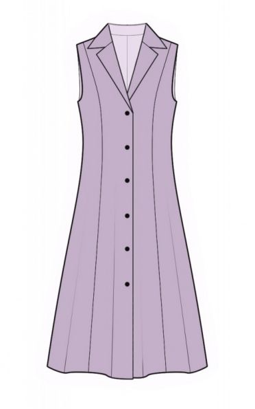 Summer Dress Illustration, Button Up Dress Pattern, Women Sewing Patterns, Long Frocks Designs, Casual Outfit Summer, Women Sewing, Digital Dress, Kurta Patterns, Shirt Dress Pattern