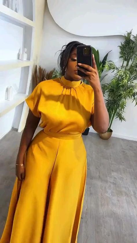 Two Pieces Trouser And Top, Two Piece Outfits Pants Classy, Trouser And Top For Ladies, Trouser And Top, Two Piece Outfits Pants, Simple Dress Casual, Stylish Outfits Casual, Classy Short Dresses, 2piece Outfits