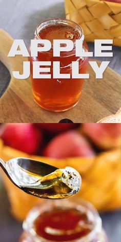 Apple Jelly With Pectin, Apple Jelly Recipe Easy With Apple Juice, Apple Jelly From Bottled Juice, Granny Smith Apple Sauce Recipes, Apple Jelly Recipe Canning With Pectin, Homemade Apple Jelly Recipe, Jelly From Juice Recipes, How To Make Apple Jelly, Homemade Apple Jelly