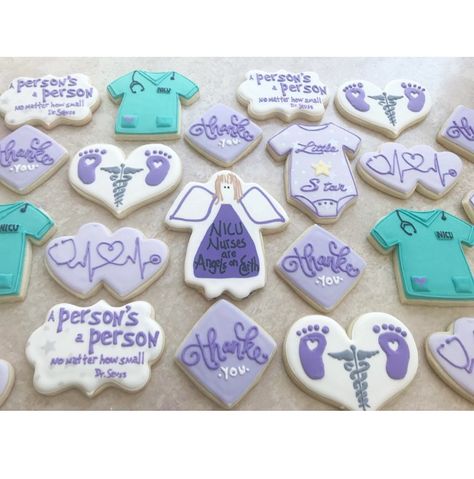 Sugar Peak on Instagram: “STILL CLOSED  #customcookies #decoratedcookies #cookiesofinstagram #thankyoucookies #nursescookies #nicucookies” Nurse Cookies, Thank You Cookies, Nicu Nurse, Custom Cookies, Cookie Decorating, Sugar Cookie, Gift Ideas, Gifts, On Instagram