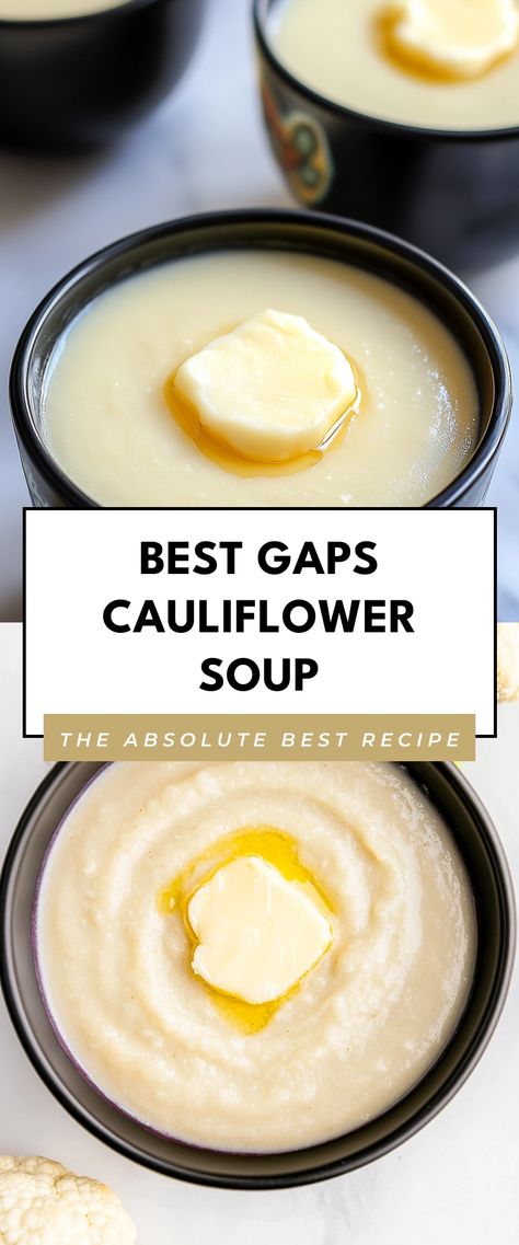 Image for Best GAPS Cauliflower Soup Gaps Chicken Soup, Gaps Diet Recipes, Stews Recipes, Soup Lovers, Cauliflower Soup Recipes, Gaps Diet, Hearty Soup, Cozy Meals, Big Hug