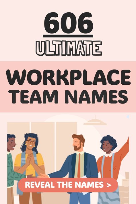 Find the perfect name for your team with our comprehensive list of 606 workplace team names. From fun and creative to strong and powerful, we’ve got you covered! Fun Team Names, Nurse Team, Mind Benders, Team Morale, Team Theme, Employee Morale, Superhero Names, Funny Names, New Names