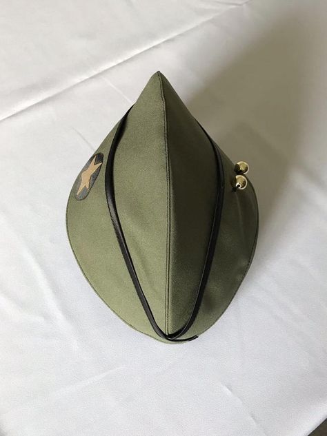 Pinup Military Hat pinup hat Garrison Hatside cap. | Etsy Diesel Punk, Military Cap, Women Hats, Military Hat, Dieselpunk, Adult Costumes, Hats For Women, Bucket Bag, Pin Up