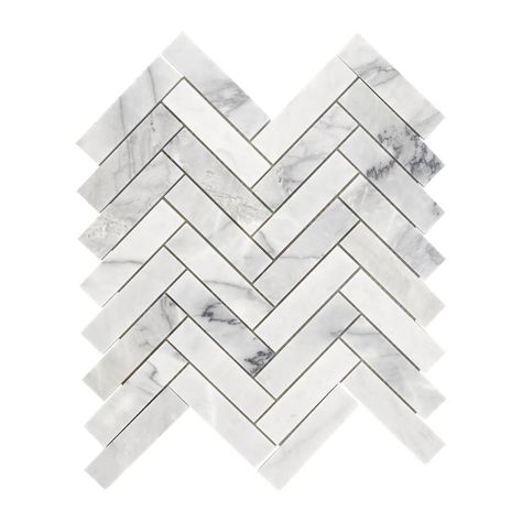 Marble Herringbone Floor, Stone Mosaic Floor, Transitional Tile, Herringbone Mosaic Tile, Marble Herringbone, Fireplace Facade, Marble Wall Tiles, Shower Floor Tile, Tile Accessories