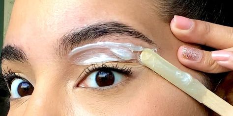 Wax Eyebrows, Eyebrows Step By Step, Eyebrows At Home, Full Body Wax, Bald Spot, Waxed Eyebrows, Wax Strips, White Eyeliner, Brow Wax