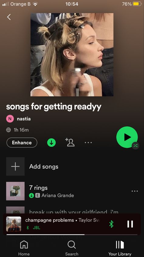 Spotify Playlist Getting Ready, Playlist Names For Getting Ready, Songs To Get Ready To, Grwm Spotify Playlist, Getting Ready Spotify Playlist Cover, Playlists To Make On Spotify, Getting Ready Playlist Names, That Girl Playlist, Getting Ready Playlist Cover