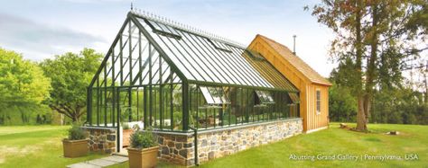 Brick-base Greenhouses Range - Hartley Botanic Brick Foundation, Large Greenhouse, Greenhouses, Glass House, Garden Planning, Foundation, Yard, Range, Building