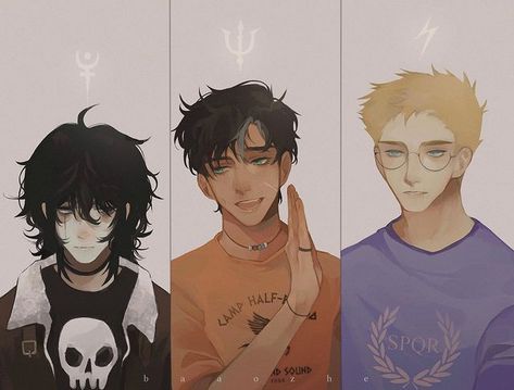 Battle Of Manhattan Fanart, Percy Jackson Fanart Funny, Percy X Nico Fanart, Jercy Fanart, Percy Jackson Fan Art Percy Fanart, Dark Percy, Percy Fanart, Nico And Jason, Jason And Percy