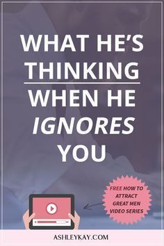 Dating Men | What Men Want | Dating Advice | Relationship Advice | Get a Guy | Get A Boyfriend | He likes you one minute, ignores you the next. Find out what he’s really thinking when he ignores you... Ignore Me Quotes, Boyfriend Ignoring, How To Be Single, Get A Boyfriend, What Men Want, Flirting Quotes Funny, Flirting Tips For Girls, Flirting Moves, Flirting Memes