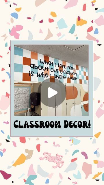 Alyssa Diaz, 5th Grade Teacher on Instagram: "My checkered wall is one of my absolute favorite things in my classroom! I get so many compliments on it and it didn’t cost me a thing! My number one tip to creating a feature wall like this: glue them onto white butcher paper first and then you can put up giant sections at a time instead of stapling every single square :) Happy decorating! I spent so much time and money last year so I’m keeping the majority of my decor going into this year ❤️ will keep y’all updated on the few thing I decide to change up 🥰" Checkered Classroom Decor, Alyssa Diaz, Checkered Wall, 5th Grade Teacher, White Wall Decor, Classroom Theme, My Classroom, Classroom Walls, Block Wall