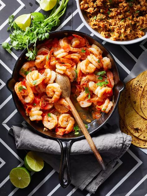 Ranchero Shrimp Pierogies Recipes, Camarones Rancheros, Healthy Shrimp Tacos, Shrimp Stew, Shrimp Recipes Healthy, Shrimp Dinner, Shrimp Recipes For Dinner, Shrimp Recipes Easy, Cajun Shrimp