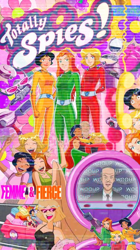 Totally Spies Wallpaper, Throwback Cartoons, Spies Outfits, Clover Totally Spies, Cute Backrounds, Spy Outfit, Sailor Moon Wallpaper, Totally Spies, Mother Of Dragons