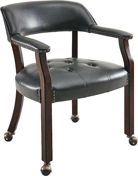 Amazon.com - LEEMTORIG Modern Dining Chair with Wheels and Arms, Office Guest Chairs & Reception Chairs, Suede Skin Comfortable Mid Century Poker Table Armchair Wood Chairs, Cherry & Yellowish Brown SY-1533-LT - Dining Room Furniture Dining Chairs With Casters, Poker Table And Chairs, Swivel Accent Chairs, Chairs With Wheels, Office Guest Chairs, Japanese Office, Reception Chairs, Wood Office, Chairs Office