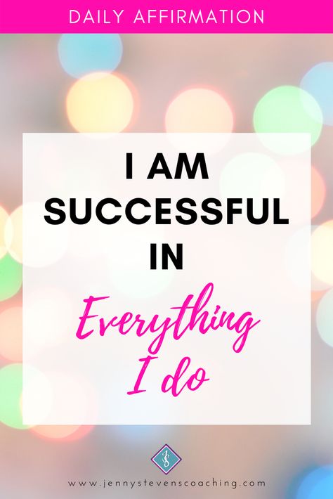 #DailyAffirmation - I am Successful in Everything I do! I Am Successful Quotes, Daily Affirmations Success, Teacher Vision Board, I Am Successful, Morning Reading, Positive Affirmations For Success, Vision 2024, Vision Board Affirmations, Board Inspiration