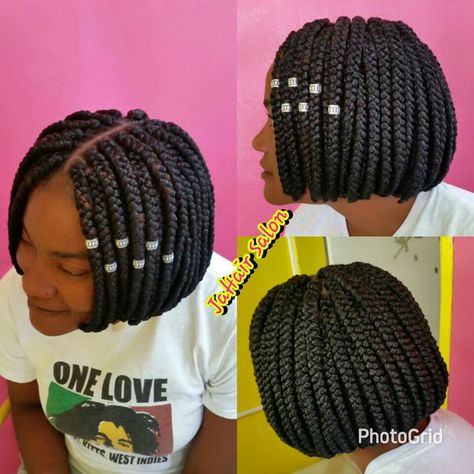 Short Bob Braids, Brazilian Wool, Crochet Bob, Weaving Styles, Medium Hair Braids, Natural Braided Hairstyles, Bob Braids Hairstyles, Moon Hair, Short Box Braids Hairstyles