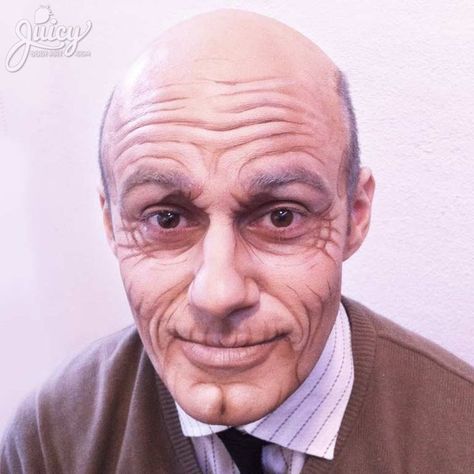 Old Man Makeup, Old Man Costume, Age Makeup, Old Age Makeup, Aging Makeup, Professional Face Paint, Theatre Makeup, 얼굴 드로잉, Special Fx Makeup