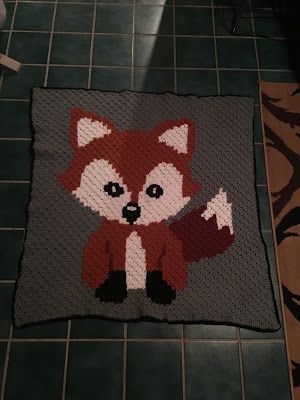 Fox Granny Square Crochet, Woodland Animal Crochet Blanket, Fox C2c Crochet Pattern, Crochet Fox Blanket, Fox Crochet Blanket, Buffalo Plaid Baby Blanket, Fox Baby Blanket, Fox Blanket, Diy Gifts To Make