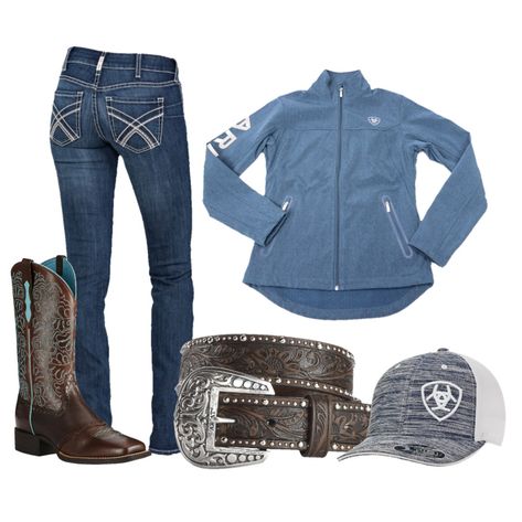 Ariat Outfits, Ariat Outfit Women, Ariat Outfit, Ariat Clothing, Country Summer Outfits, Western Girl Outfits, Long Sleeve Outfits, Southern Outfits, Western Wear Outfits