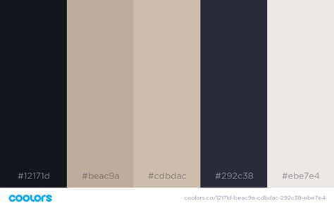 Navy White Brown Color Scheme, Navy Brown Black Color Palette, Navy And Taupe Color Palette, Black White Navy Blue Color Palette, Black Beige Wedding Color Schemes, Blue Black Cream Color Palette, Dark Blue And Beige Aesthetic, Blue Beige Color Palette, Taupe Bedroom