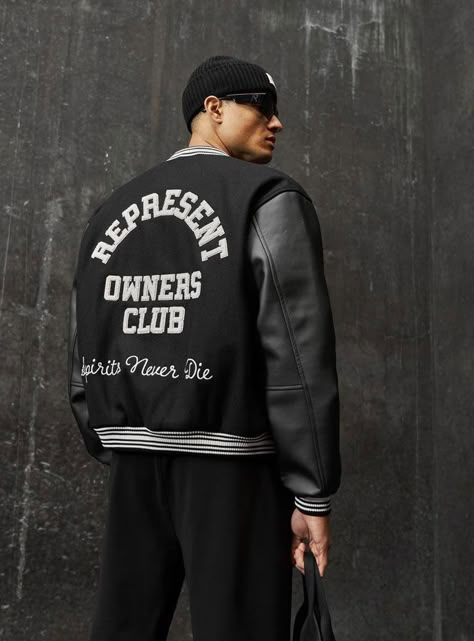 Where To Buy Varsity Jackets, Varsity Jacket Photoshoot Men, Varsity Jacket For Men, Men’s Varsity Jacket, Luxury Varsity Jacket, Varsity Back Design, Varsity Jacket Design Ideas, Varsity Jacket Back Design, Varsity Jacket Outfit Mens