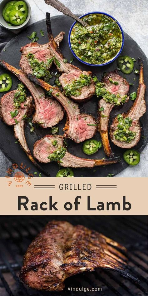 Grilled Lamb Recipes, Lamb Rack Recipe, Lamb Rack, Lamb Sauce, Lamb Leg Recipes, Lamb Dinner, Goat Recipes, Lamb Chop Recipes, Veal Recipes