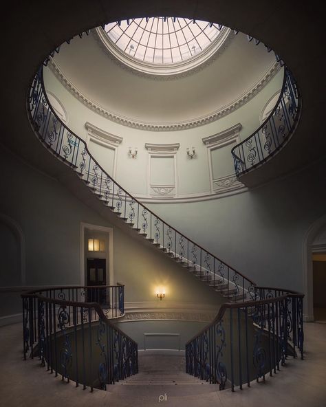 House Staircase, Somerset House, Sir William, House London, London Architecture, London Aesthetic, Glass Brick, Stone Architecture, Luxury Boutique Hotel